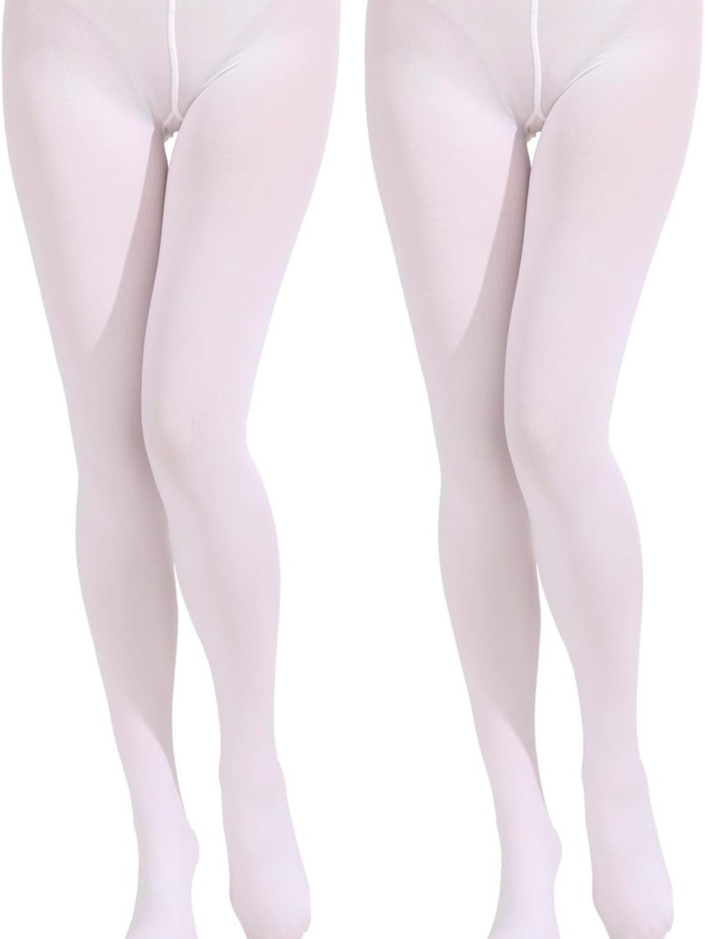 White Tights - 2 Pair Set